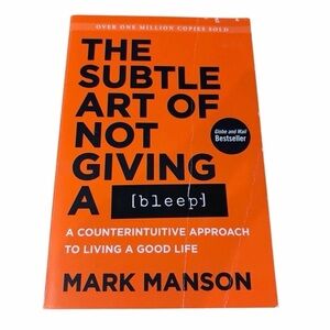 2/$12 The Subtle Art of Not Giving a [Bleep] Book by Mark Manson Paperback